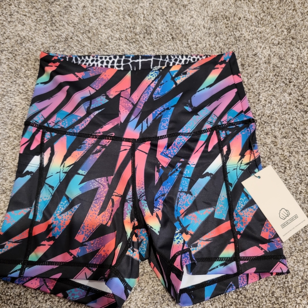 Spandex workout shorts